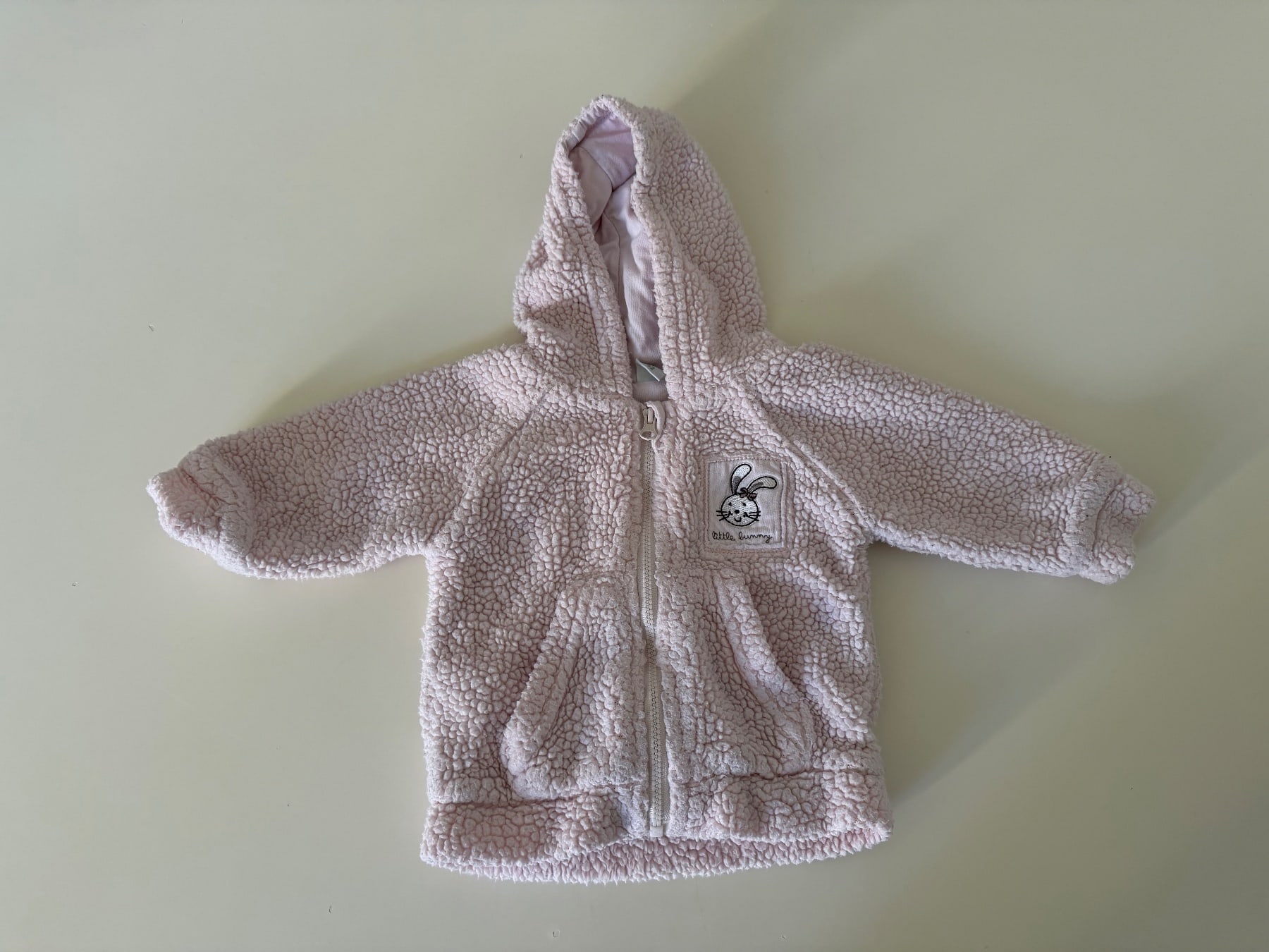 Baby Fleece Jacke mit Kapuze